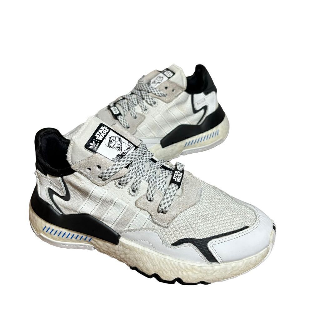 Kids Star Wars adidas boost shoes size 4 white - Picture 3 of 5